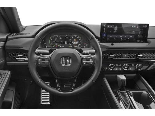 Platinum White 2024 Honda Accord Hybrid Sport