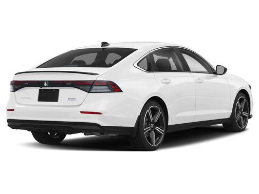 Platinum White 2024 Honda Accord Hybrid Sport