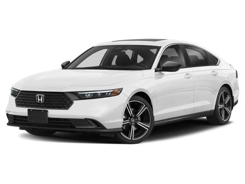 Platinum White 2024 Honda Accord Hybrid Sport