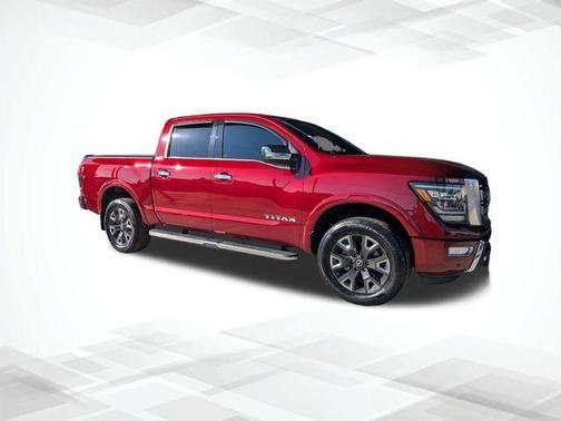 Cardinal Red Metallic 2023 Nissan Titan Platinum Reserve
