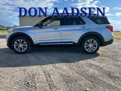 ICONIC SILVER METALLIC 2022 Ford Explorer XLT