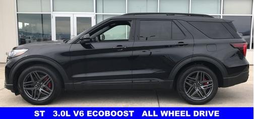 AGATE BLACK 2025 Ford Explorer ST