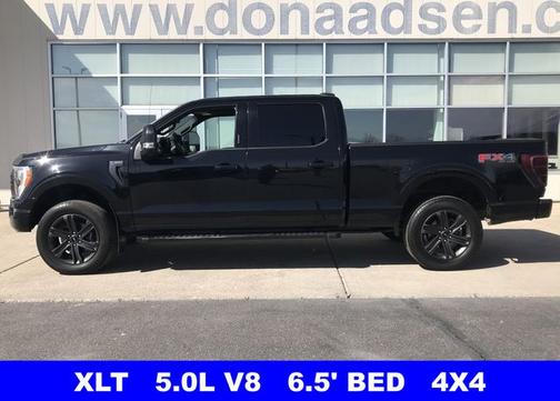 AGATE BLACK METALLIC 2021 Ford F-150 XLT