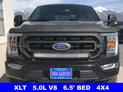 AGATE BLACK METALLIC 2021 Ford F-150 XLT