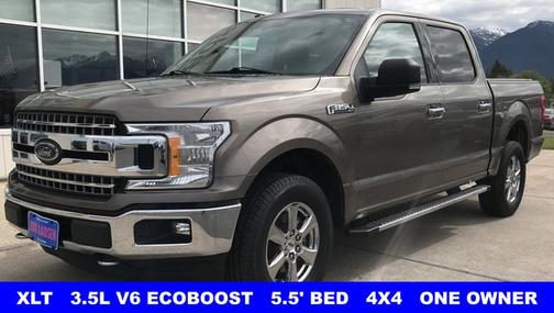 STONE GRAY 2018 Ford F-150 XLT