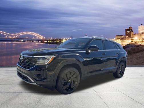 Deep Black Pearl 2026 Volkswagen Atlas Cross Sport 2.0T SE w/Technology