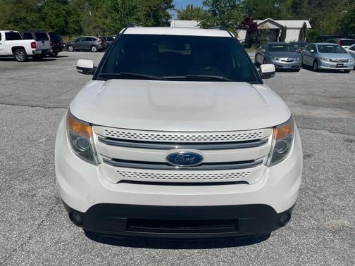 White Platinum Metallic Tri-Coat 2014 Ford Explorer Limited