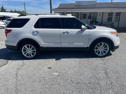 White Platinum Metallic Tri-Coat 2014 Ford Explorer Limited