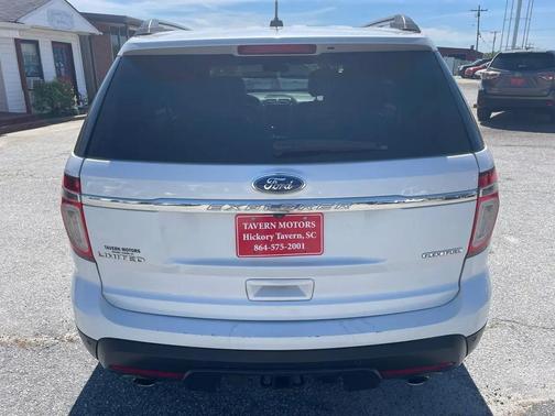 White Platinum Metallic Tri-Coat 2014 Ford Explorer Limited
