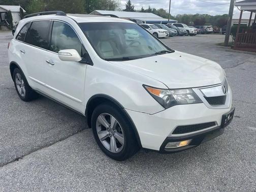 Aspen White Pearl II 2012 Acura MDX 3.7L Technology