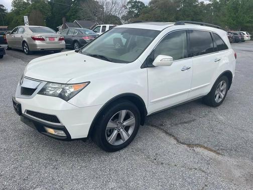 Aspen White Pearl II 2012 Acura MDX 3.7L Technology