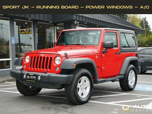 Firecracker Red Clearcoat 2018 Jeep Wrangler JK Sport
