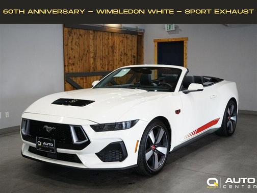 Wimbledon White 2025 Ford Mustang GT Premium