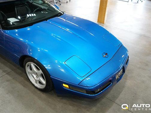 Blue 1991 Chevrolet Corvette Base