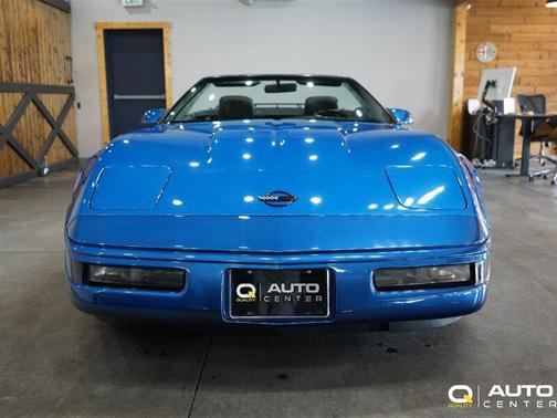 Blue 1991 Chevrolet Corvette Base