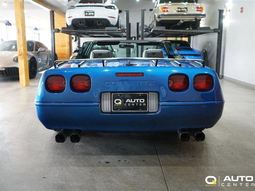 Blue 1991 Chevrolet Corvette Base