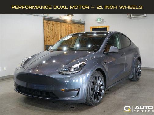 Midnight Silver Metallic 2022 Tesla Model Y Performance Dual Motor All-Wheel Drive