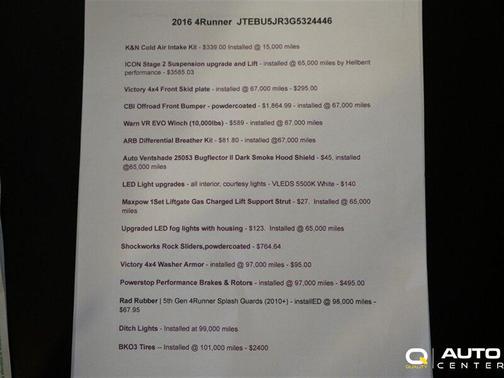 2016 Toyota 4Runner SR5