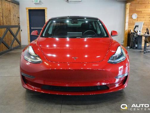 Red Multi-Coat 2021 Tesla Model 3 Long Range