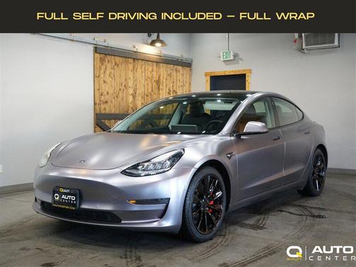 Matte Gray 2019 Tesla Model 3 Performance