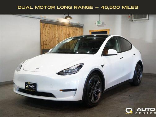 Pearl White Multi-Coat 2021 Tesla Model Y Long Range Dual Motor All-Wheel Drive