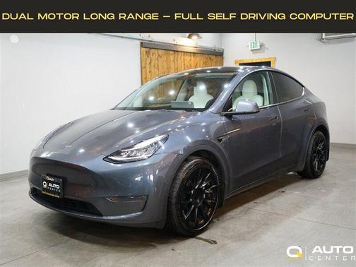 Midnight Silver Metallic 2021 Tesla Model Y Long Range Dual Motor All-Wheel Drive