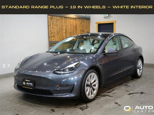 Midnight Silver Metallic 2021 Tesla Model 3 Standard Range Plus