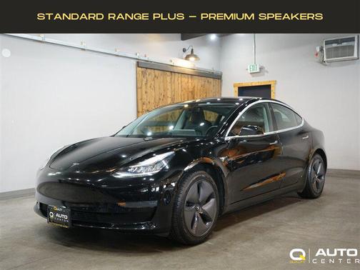Solid Black 2019 Tesla Model 3 Standard Range Plus