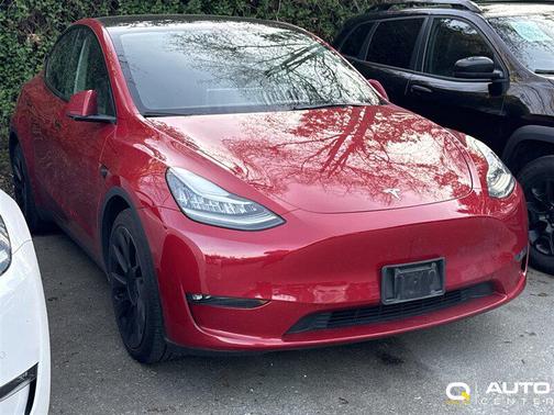 Red Multi-Coat 2021 Tesla Model Y Long Range Dual Motor All-Wheel Drive