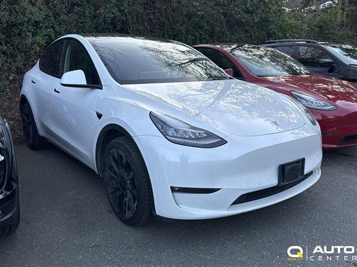 Pearl White Multi-Coat 2021 Tesla Model Y Standard Range Rear-Wheel Drive