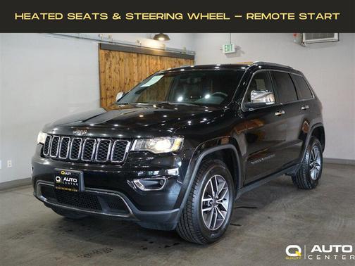 Diamond Black Crystal Pearl 2021 Jeep Grand Cherokee Limited