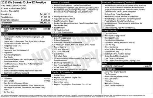 2023 Kia Sorento X-Line SX Prestige
