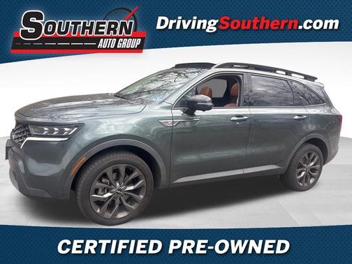 Aruba Green 2023 Kia Sorento X-Line SX Prestige