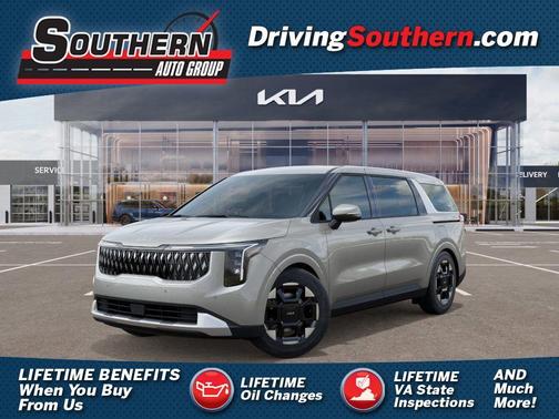 Ivory Silver 2026 Kia Carnival EX