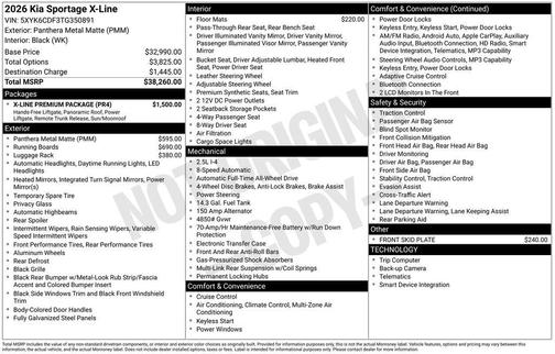 2026 Kia Sportage X-Line