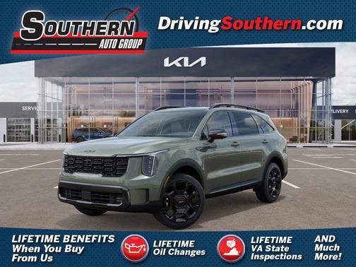 Jungle Green 2026 Kia Sorento X-Line SX Prestige