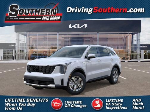 Glacial White Pearl 2026 Kia Sorento LX