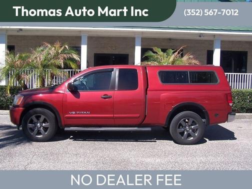 Cayenne Red 2015 Nissan Titan SV Truck