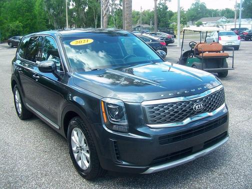 Gravity Gray 2021 Kia Telluride LX