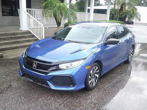 Aegean Blue Metallic 2019 Honda Civic LX