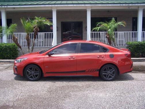 Fire Orange 2021 Kia Forte GT-Line