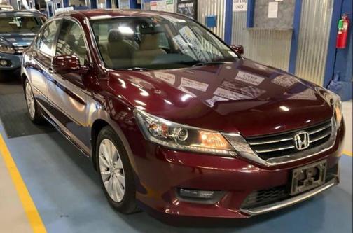 Burgundy 2015 Honda Accord EX