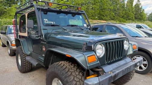 Green 2002 Jeep Wrangler Sahara