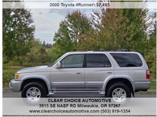 Charcoal 2000 Toyota 4Runner Limited 4WD