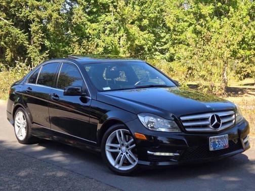 Black 2013 Mercedes-Benz C-Class C 300 4MATIC Sport