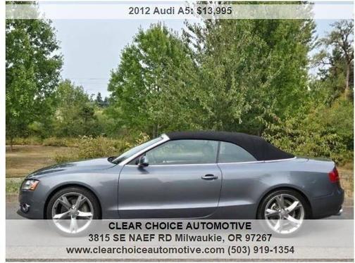 2012 Audi A5 2.0T Premium Plus
