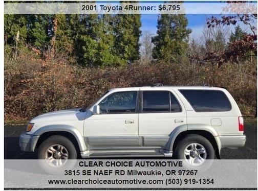 Natural White/Millennium Cladding 2001 Toyota 4Runner Limited