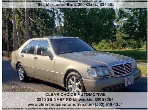 Tan 1993 Mercedes-Benz S-Class 3.5