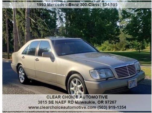 Tan 1993 Mercedes-Benz S-Class 3.5