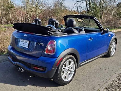 Blue 2014 MINI Convertible Cooper S